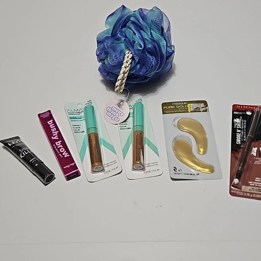 Beauty Bundle Almay Concealers NYX Shine Killer Primer Rimmel Eyeliner Gel